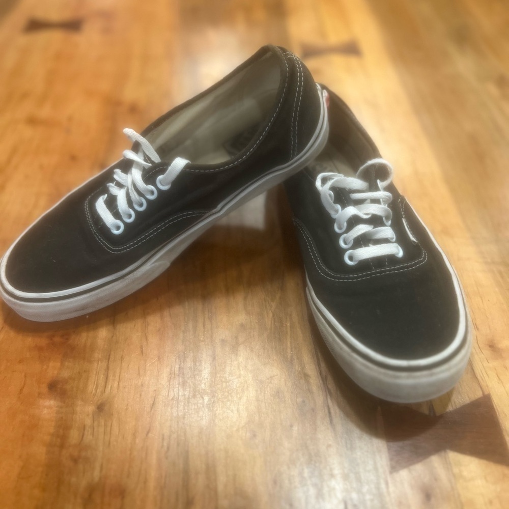 Classic Black Vans Sneakers size 8
